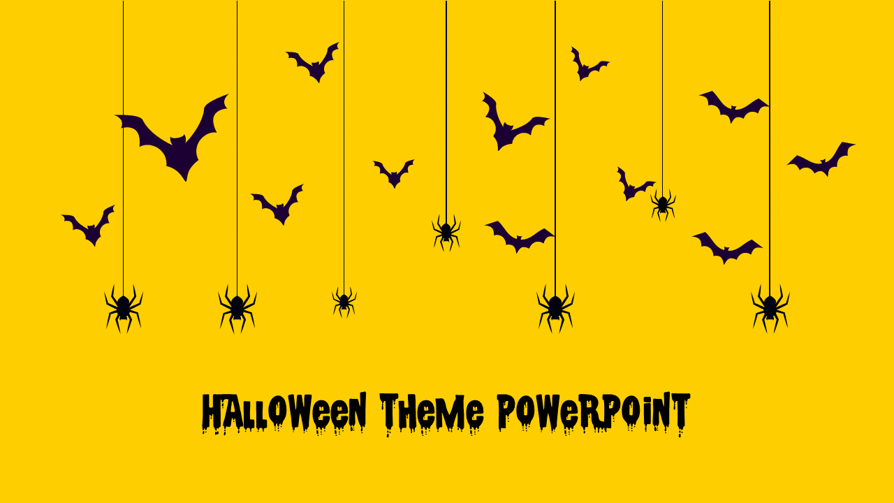 Effective Halloween Theme PowerPoint Template Design